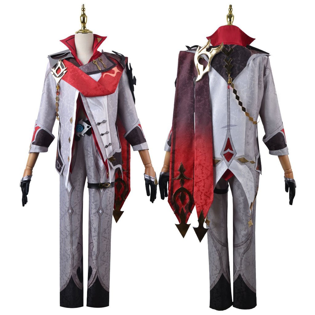 Genshin Impact Tartaglia  Cosplay Costume and Tartaglia wig,Tartaglia shoes,Tartaglia sword