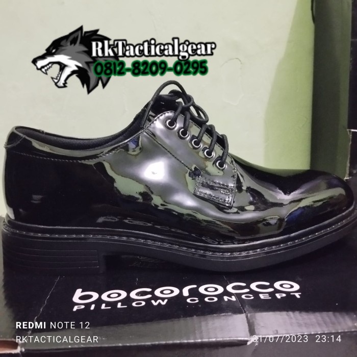 (ORIGINAL) Sepatu PDH JATAH TNI AL Bocorocco