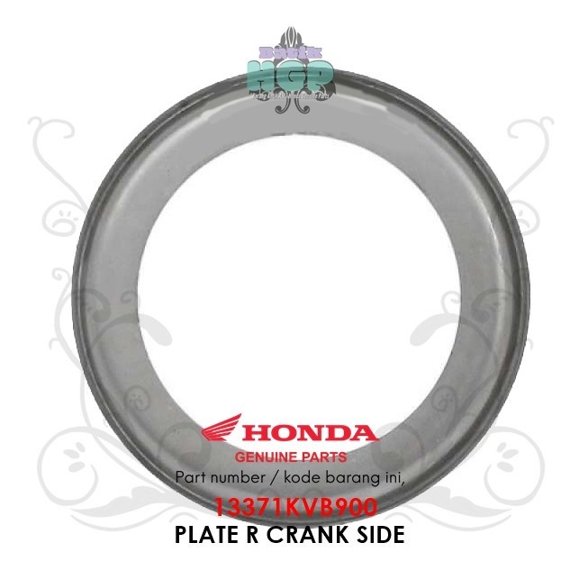 Plat Kruk As Kanan Vario Tekno Karbu Original Pelat Krek - 13371KVB900