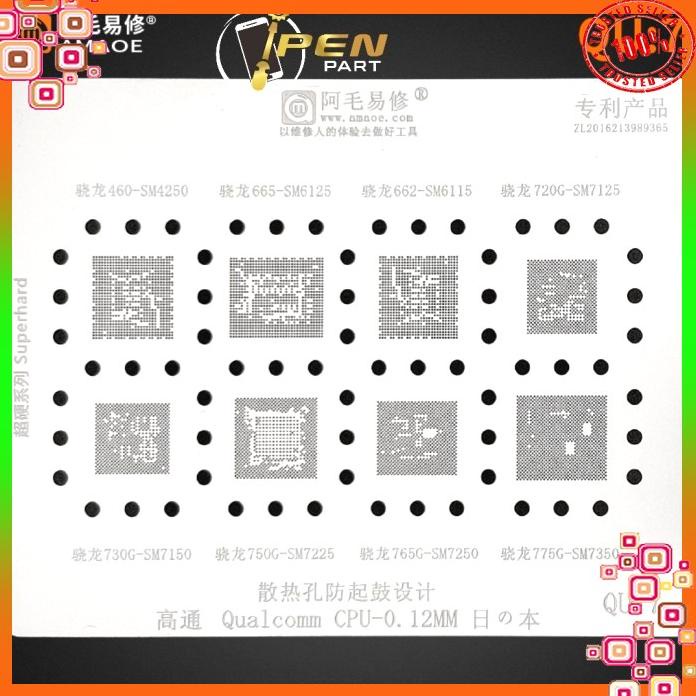 Plat Amaoe Cetakan Sm7250 Sm7225 Qu7 Original Bga Ic