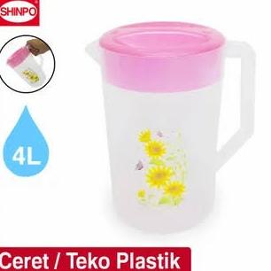 ,,,,,,,] ceret / teko/ eskan plastik shinpo 4lt