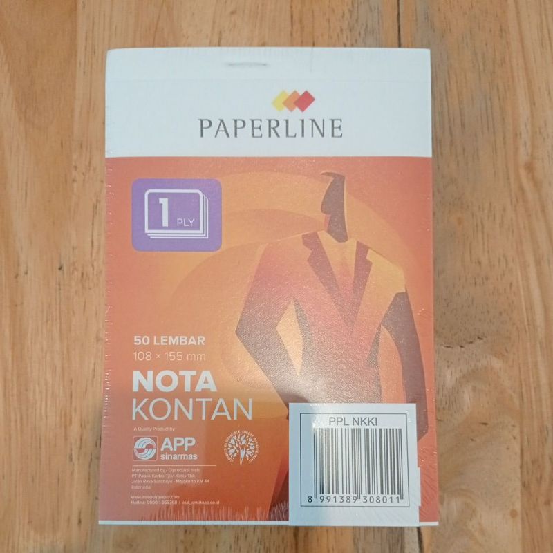 

nota kontan kecil 1 ply merek paperline 1 pak