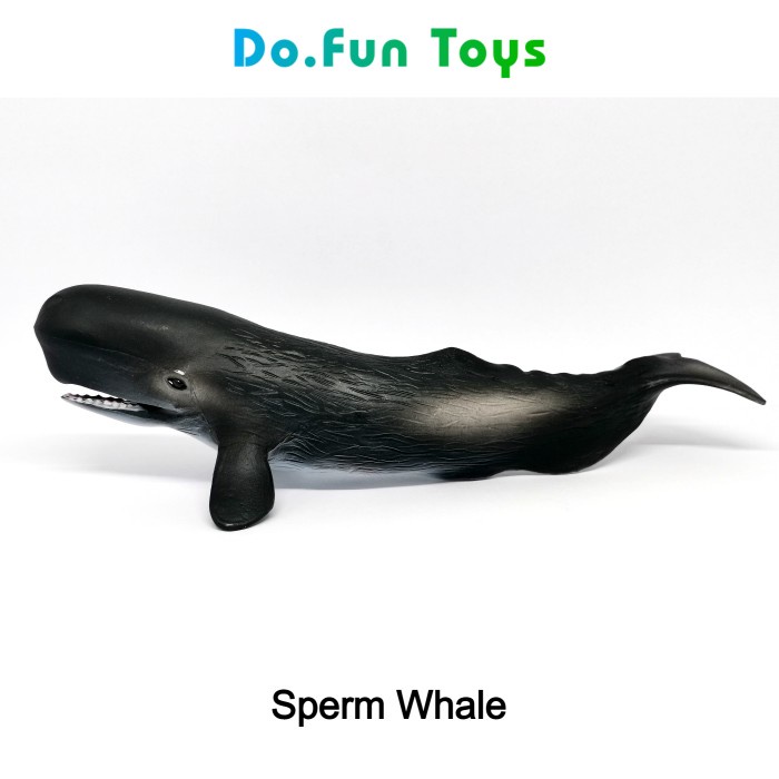 Sperm Whale Animal Figure/ Miniatur Paus Sperma Ready