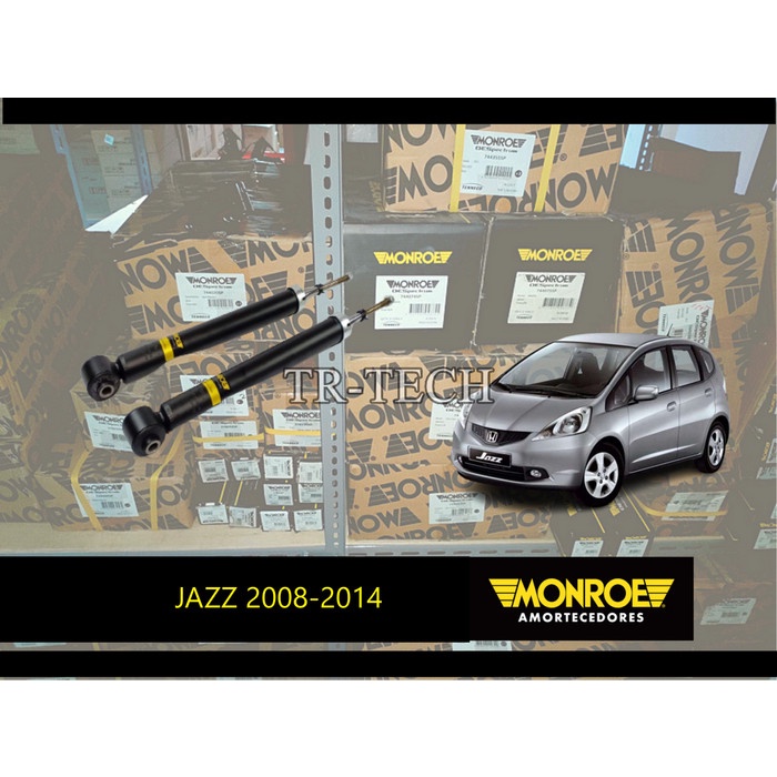 SHOCK BREAKER DEPAN BELAKANG MONROE Honda JAZZ 2008-2014 ORIGINAL star