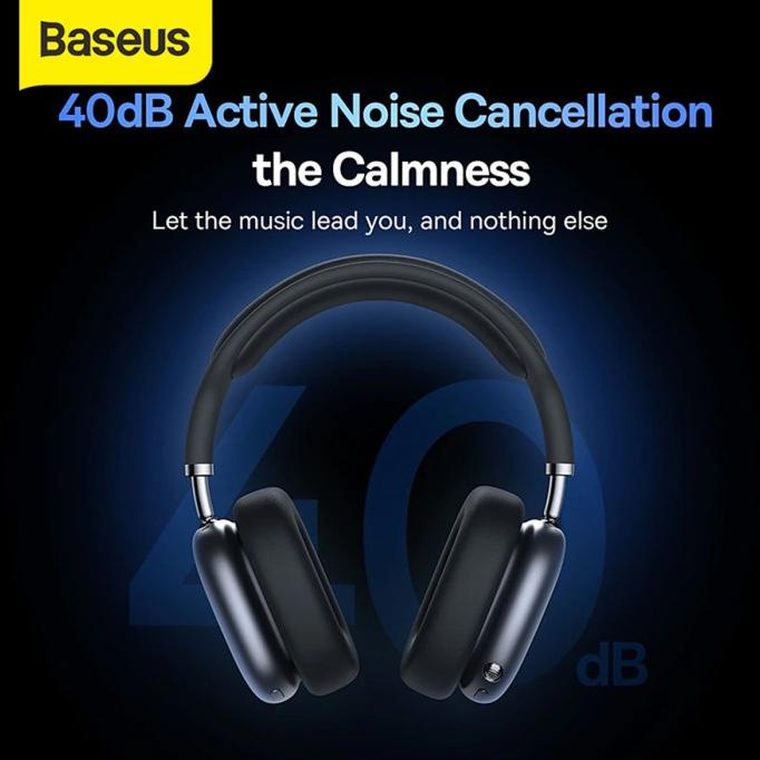 Baseus Bowie H2 Headphone Anc Headset Bluetooth Wireless