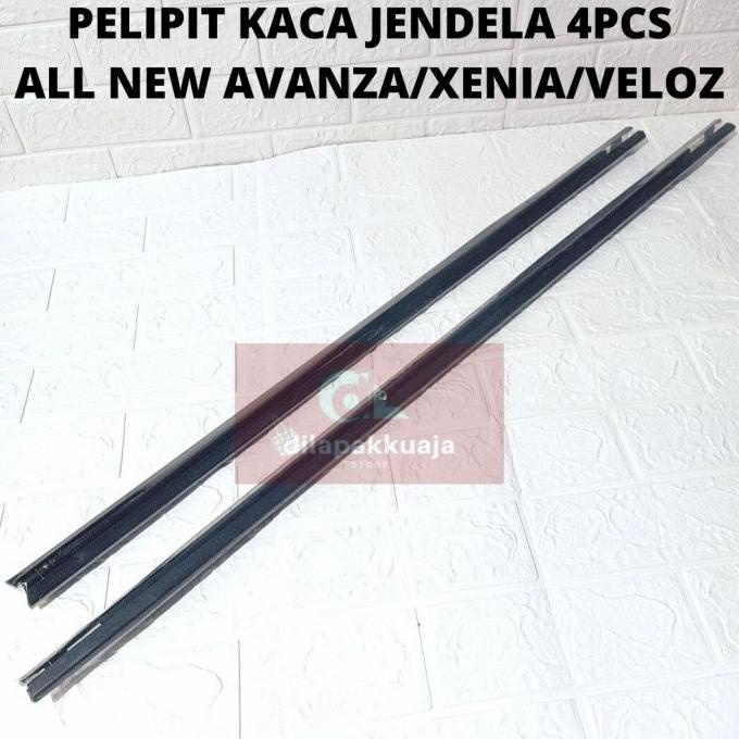 Pelipit Kaca Jendela Pintu All New Avanza Xenia Veloz Weather Strip