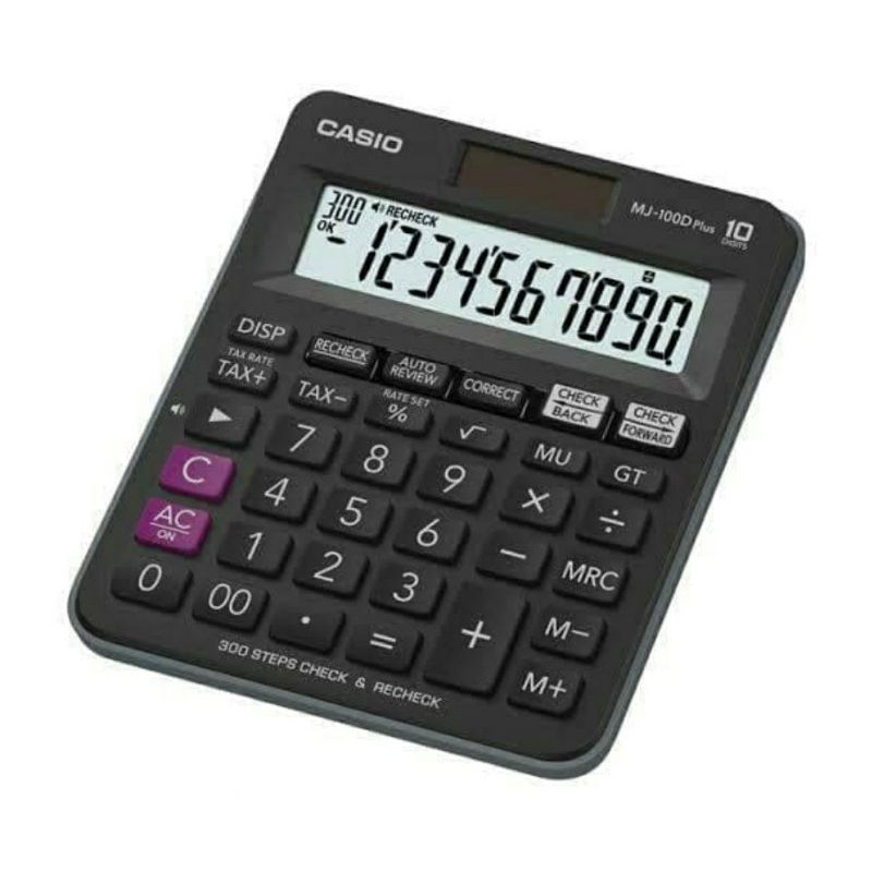 

Kalkulator Cek Ulang Casio Mj100 D Che Correct Calculator Mj 100D