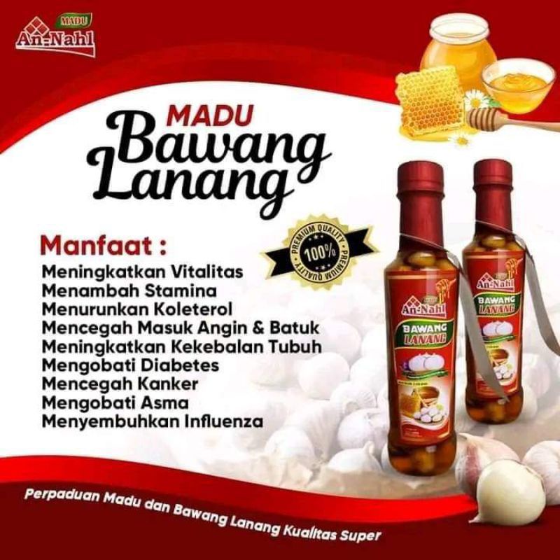 

Madu Bawang Lanang | An Nahl 450grm | Madu Bawang Lanang Tunggal