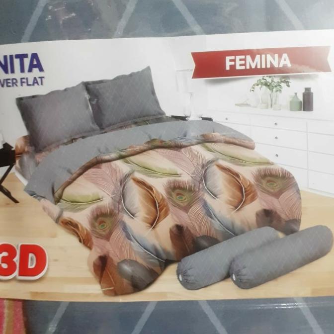 Bed Cover Bonita Tanpa Sprei No 1 Uk 180X200 Femina Yeppeun_Noonastore