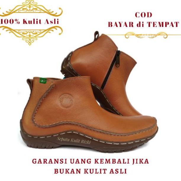 Sepatu Boots Resleting Sepatu Boot Formal Sepatu Kulit Pria Sepatu Boot klasik Boots Klasik
