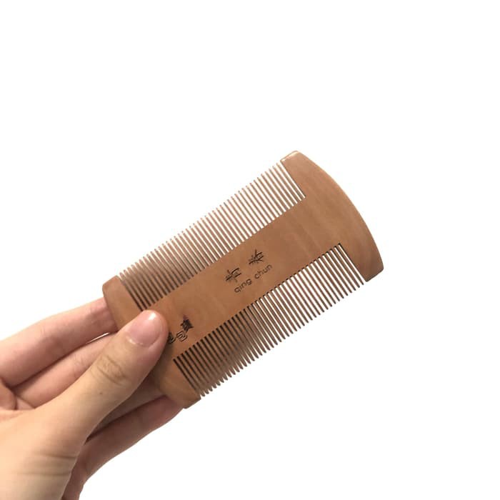 Sisir / Serit / Polos / Kayu / Rambut / Kutu / Ce