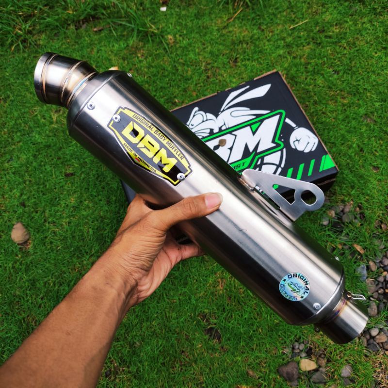 silincer knalpot  bulat  jenong, kapsul  herex, cb, gl, mp, scorpio, original DBMEXHAUST