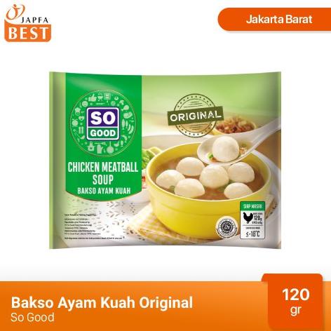 

| bakso ayam kuah original so good 120 gr