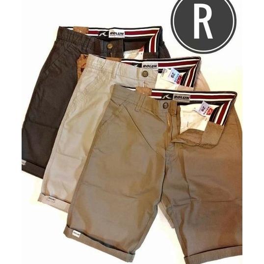 Celana Pendek Chinos Rolun,Celana Chinos Pria.| Rolun Original