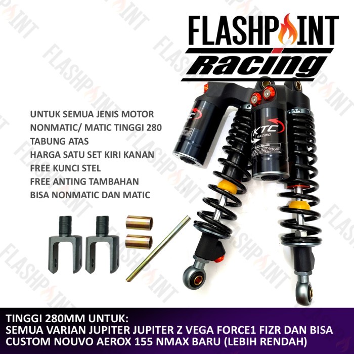 ✨New Shockbreaker Ktc 280 Mm 280Mm Tabung Model Showa Wp Jupiter Z F1Zr Limited