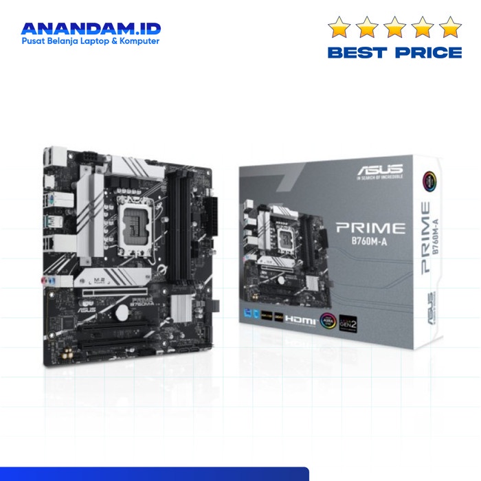 Motherboard Asus PRIME B760M-A LGA1700 B760 DDR5