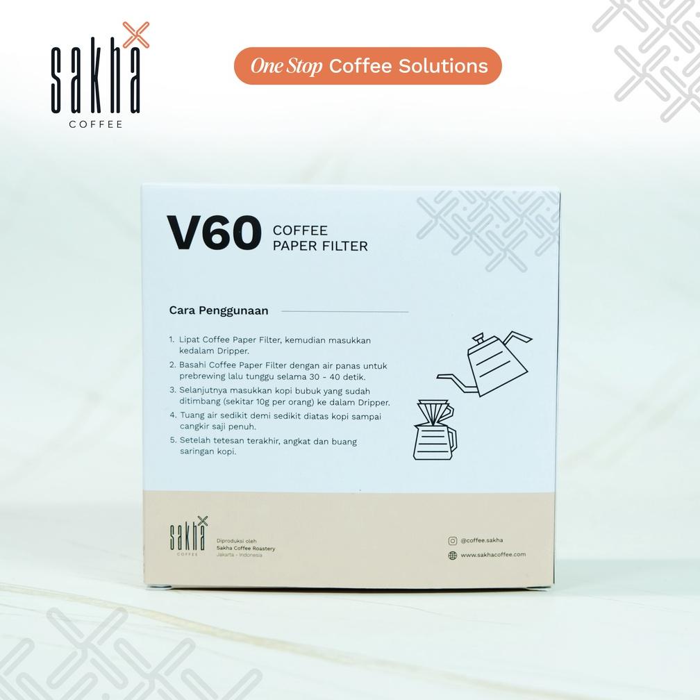 

| paper filter v60 saringan kopi bubuk kertas penyaring coffee manual brew brown coklat