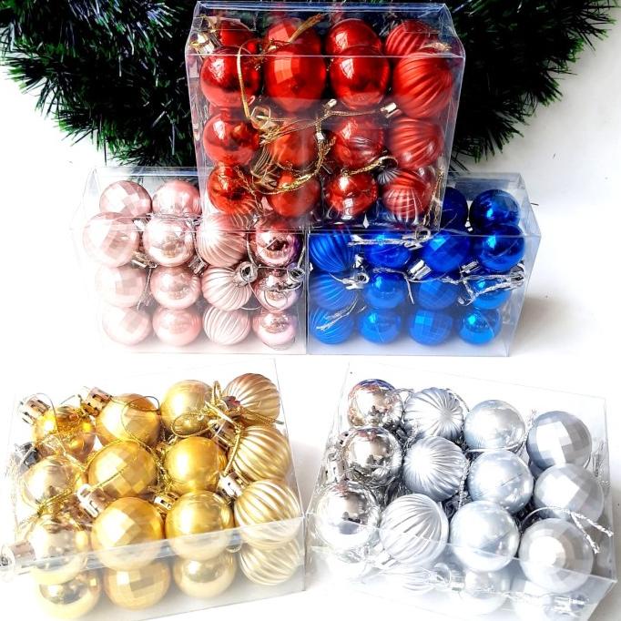 

Big Sale Bola Natal 2.5 Cm Bola Natal Murah Hiasan Pohon Christmas Original