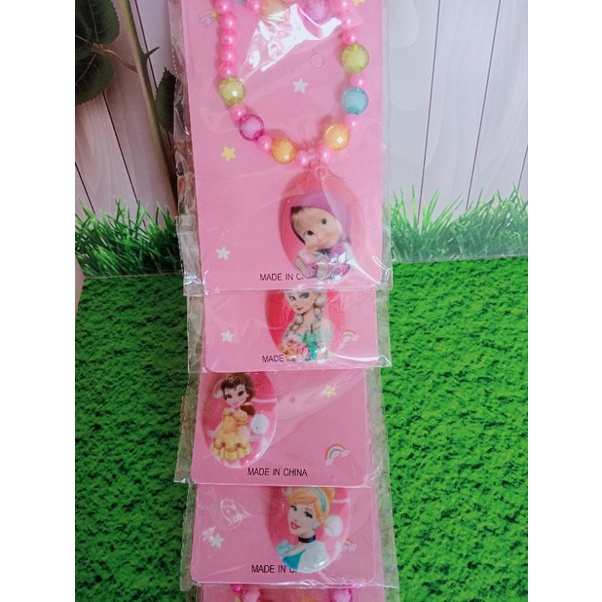 [K06] Set aksesoris fashion model mutiara motif karakter anak