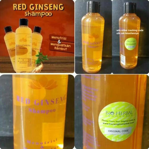 RED GINSENG SHAMPOO / SHAMPOO GINSENG MERAH PENYUBUR RAMBUT
