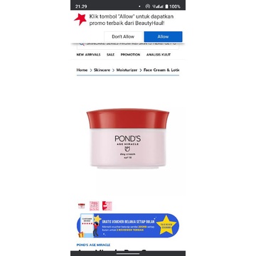 ponds age miracle day cream