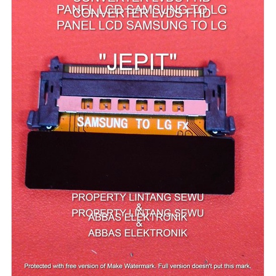 Er Lvds 51 Pin Fhd Samsung To Lg Konverter Lvds Panel Lcd Fhd Samsung Ke Lg 51 Pin