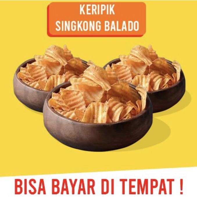 

Keripik singkong balado dan keju berat 1kg