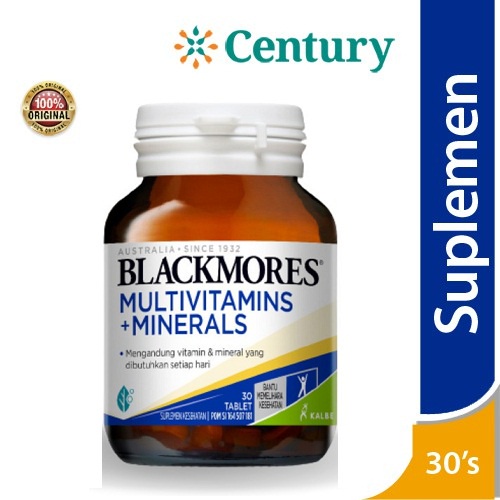 Blackmores Multivitamin Mineral 30 Tablet/ Multivitamin Dewasa/ Mineral/ Daya Tahan tubuh