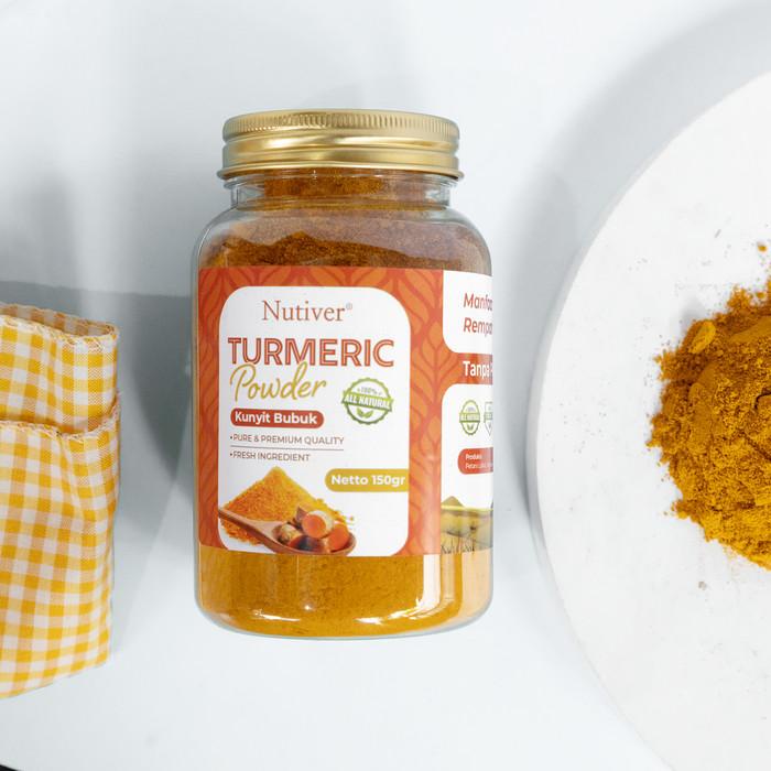 

Nutiver Turmeric Powder / Kunyit Bubuk Murni 100% Bumbu Rempah Organik Best Seller