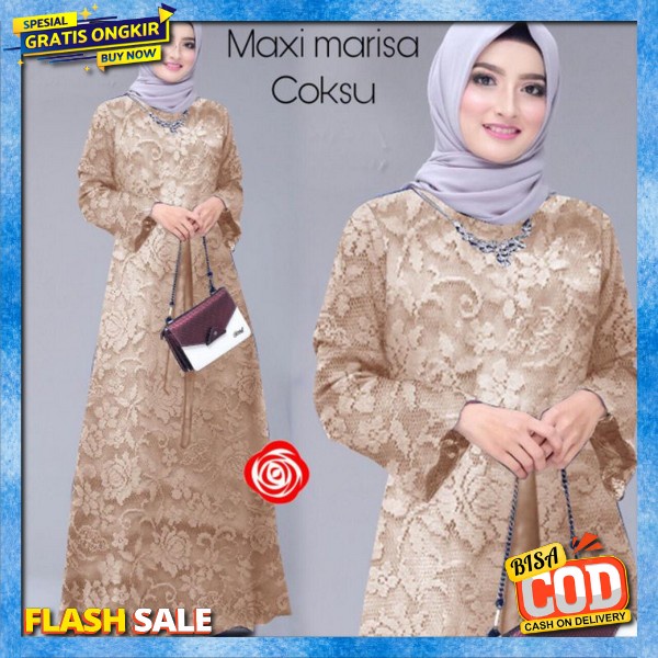 Gamus Perempuan Elegan Size 5L Xxxl Xxl Xl L M S Ghamis Kulaitas Premium Bju Muslimah Cewe Dress Max
