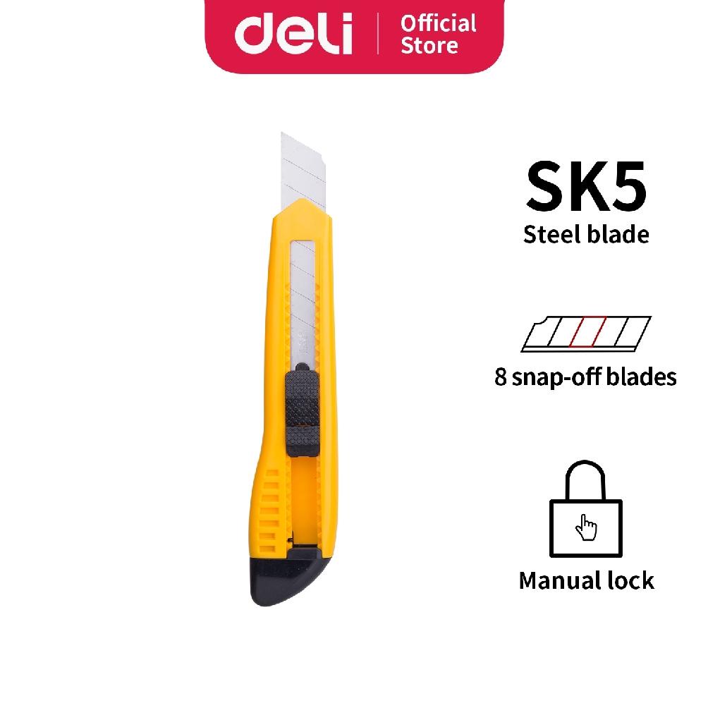 

Deli Cutter Besar - Mata pisau baja SK5 untuk memudahkan pemotongan dan aman E2003
