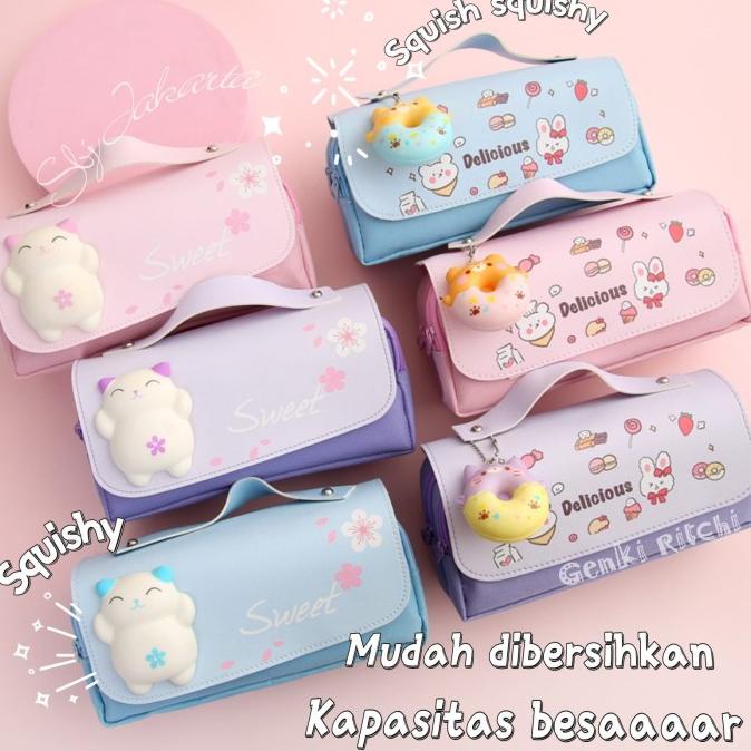 

Tempat Pensil Kotak Pensil 2 Layer Squishy delicious Pensil Case SB723