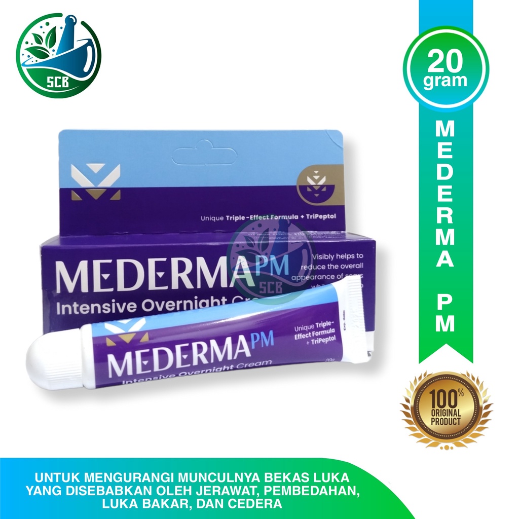 Mederma PM Gel 20gr - Menyamarkan Bekas Luka dan Keloid