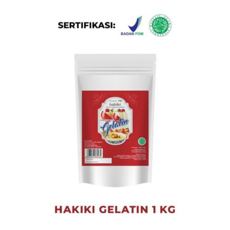 

1Kg Gelatin Green Valley Global Capsule Hakiki Sapi Halal Mui Obat Tulang Sendi Pannacotta Panna