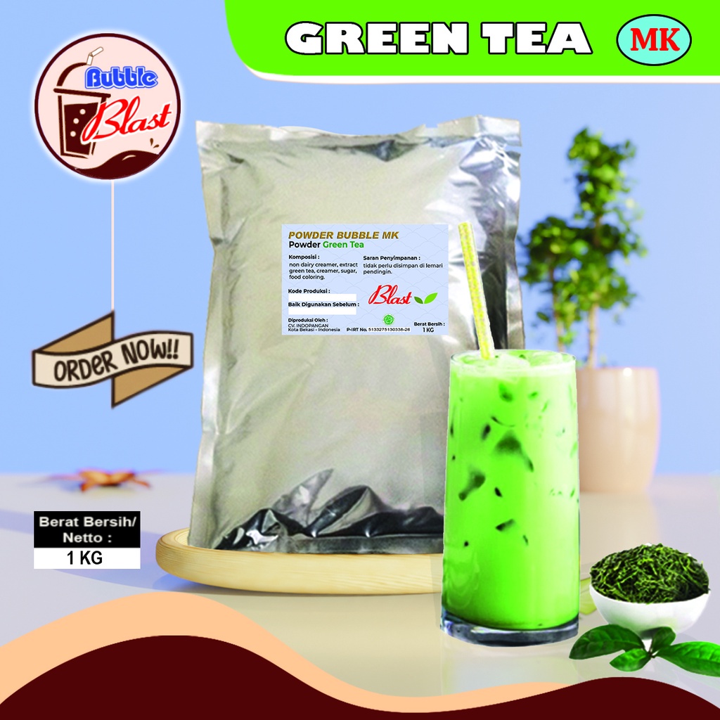 

Bubuk Green Tea 1 Kg - Bubuk Numan Matcha - X. Creamer + Gula