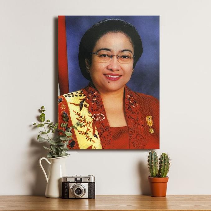 paling diminati] Poster Presiden Kelima RI Megawati - Dekorasi Hiasan Dinding Kayu