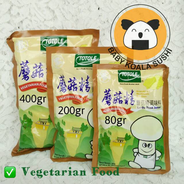 

Totole Kaldu Vegan Kaldu Jamur 400 G Halal Mushroom