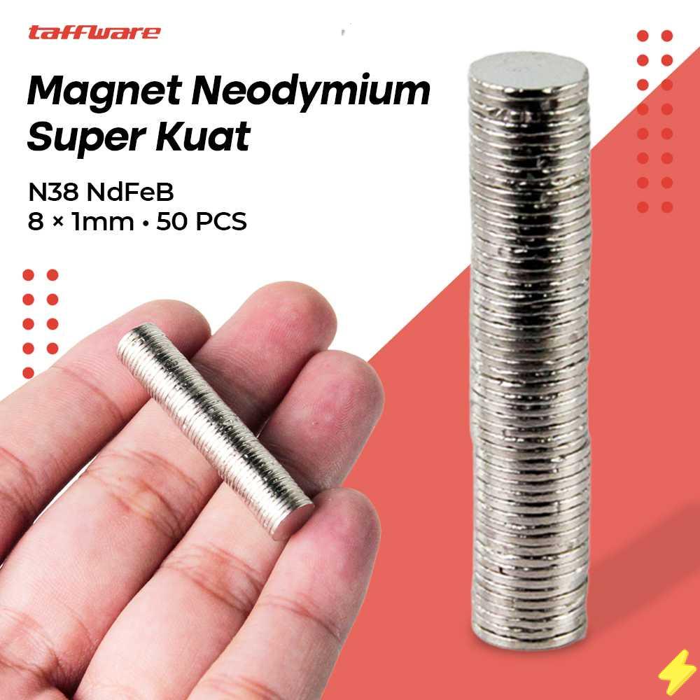 

[PROMO] Magnet Neodymium Super Kuat N38 NdFeB 8x1mm 50 PCS