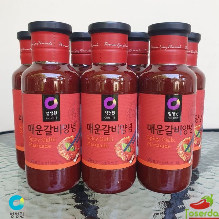 

Saus Saos Sauce Bumbu Marinasi Iga Bakar Sapi Pedas Korea Spicy Galbi Marinade 500G