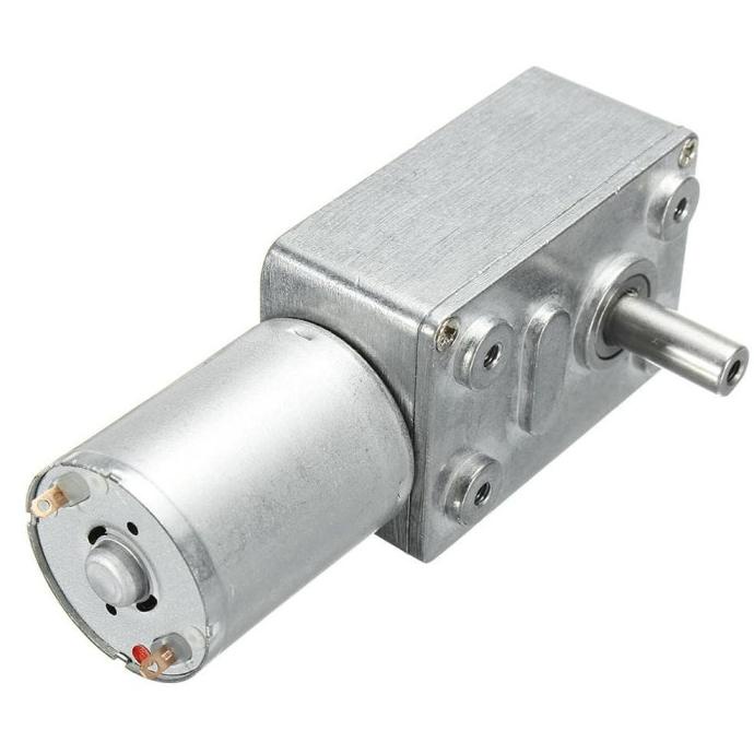 DELLAS Motor dc 12V 220Rpm turbo worm gear high torque motor gear box gir box