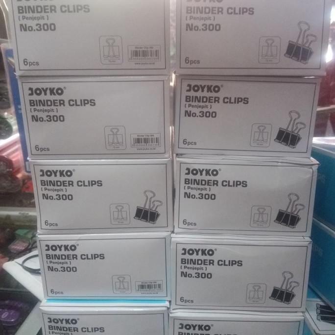 Binder clip 300/penjepit kertas/clip kertas/binder clip besar