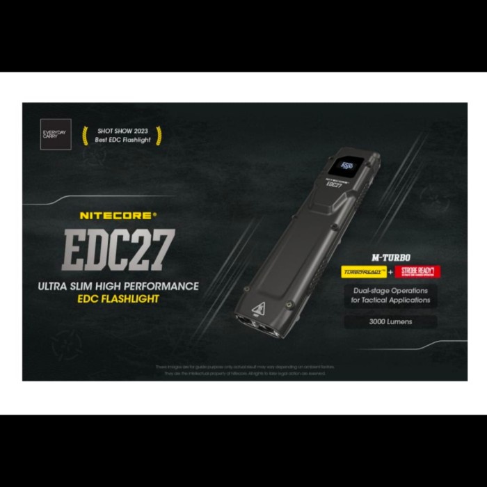 SENTER NITECORE EDC27 3000 LUMENS