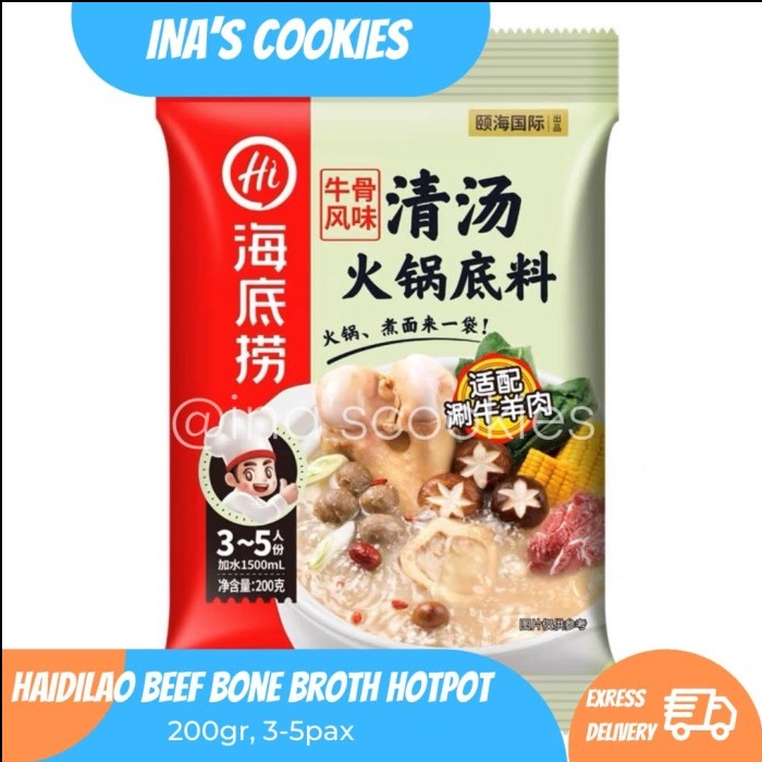 

Haidilao Beef Bone Broth Hotpot Shabu Soup Kaldu Tulang Sapi