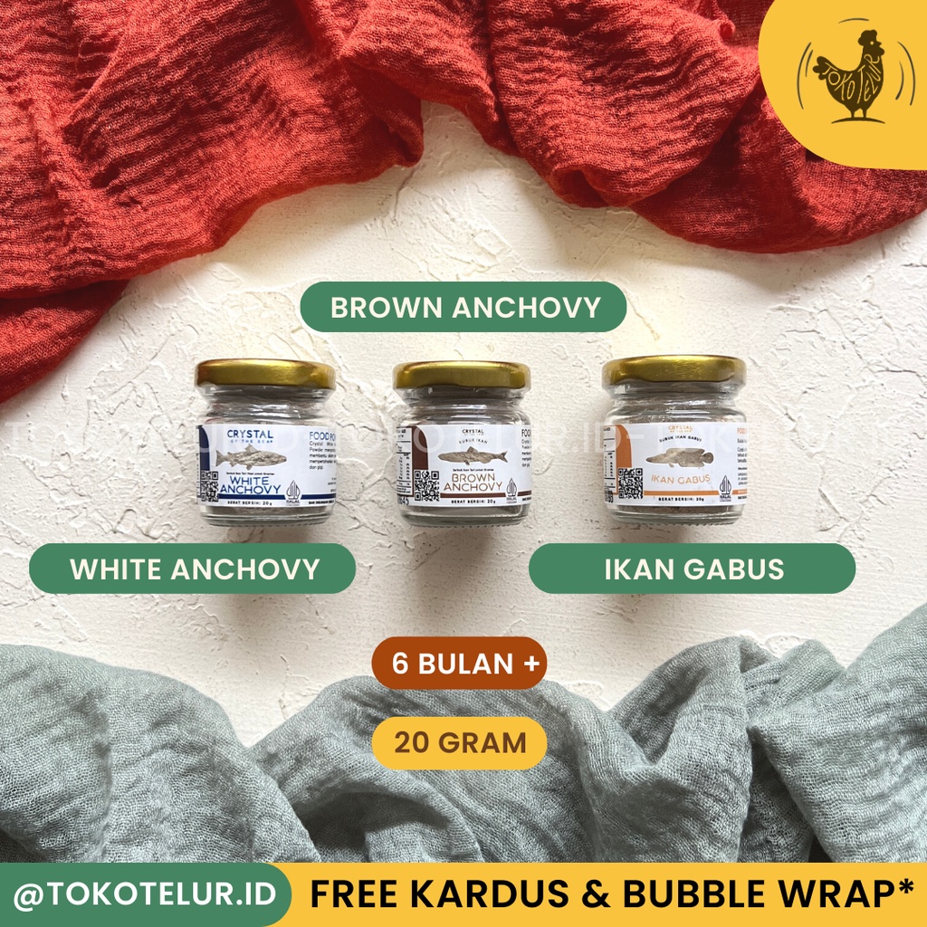 

Crystal Of The Sea - 20 Gram Bpom Food Powder Bumbu Mpasi Anak Bayi