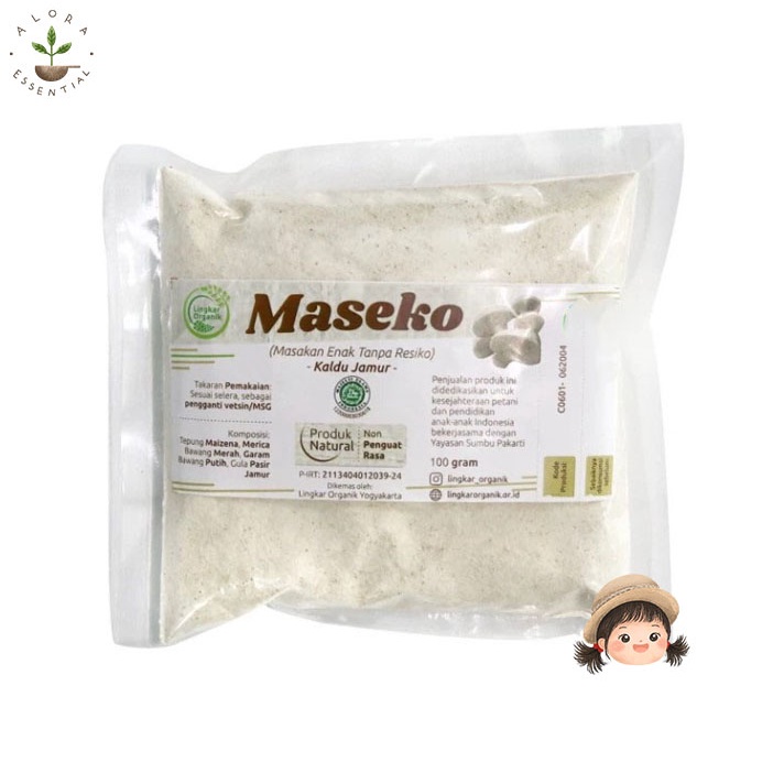 

Lingkar Organik Maseko Kaldu Jamur Non Msg 100Gr Refill - Kaldu Mpasi