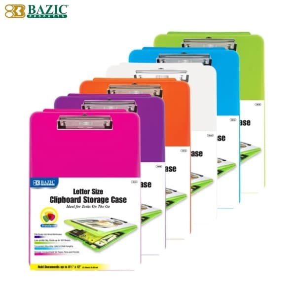

Bazic Clipboard Storage Case Colors - Papan Ujian Berkualitas