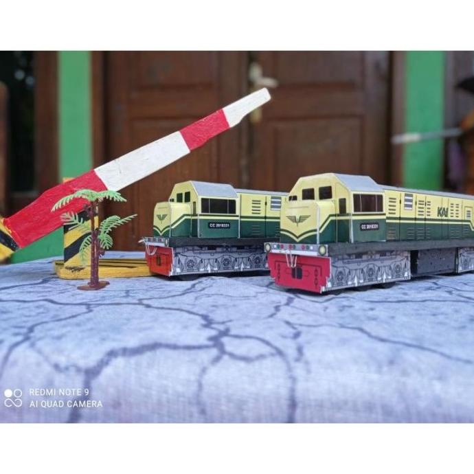New Miniatur Kereta Api Lokomotif Seri Cc 201 45(Livery ) Berkualitas