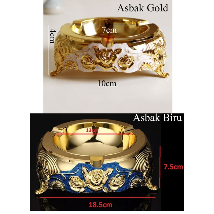 Promo Asbak Rokok Mewah/Asbak Rokok Gold