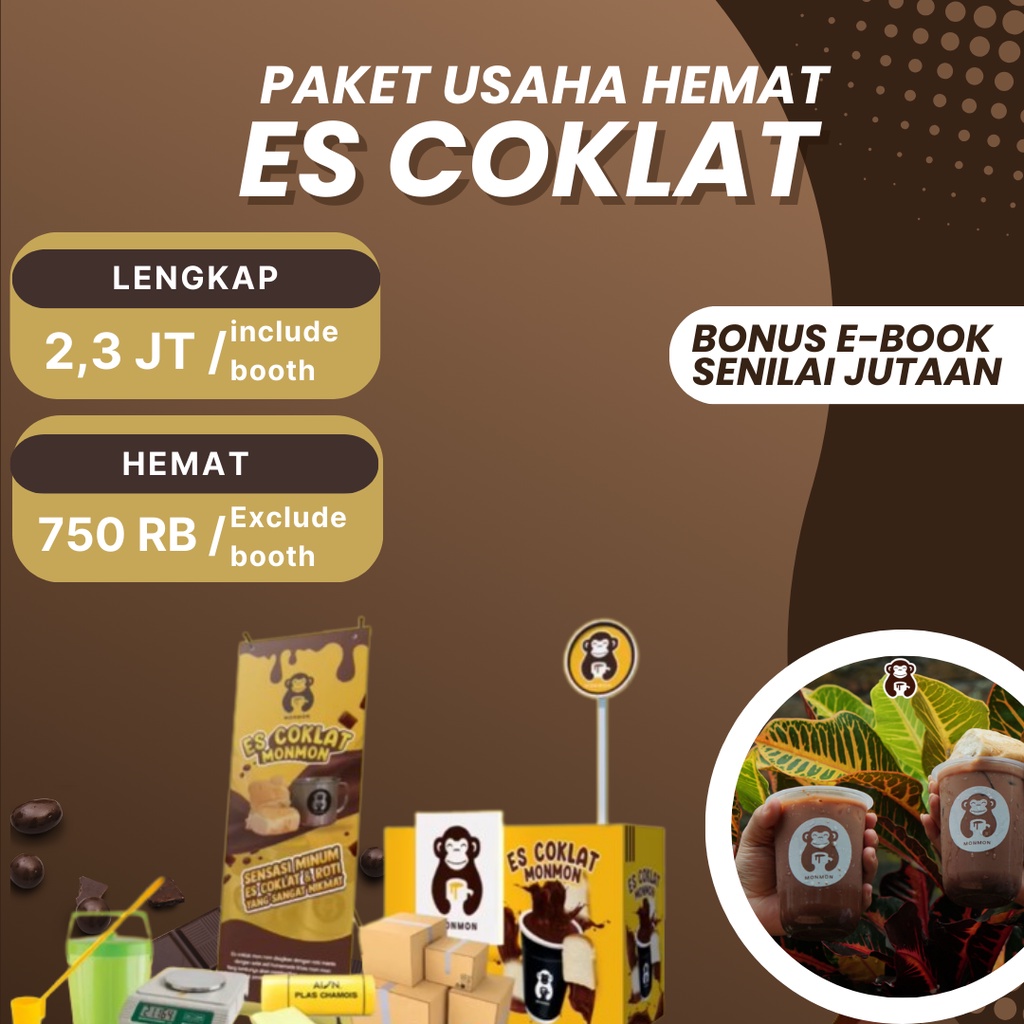 

Paket Usaha Franchise ES COKLAT Hemat - Lengkap MERK & BRAND BISA CUSTOM