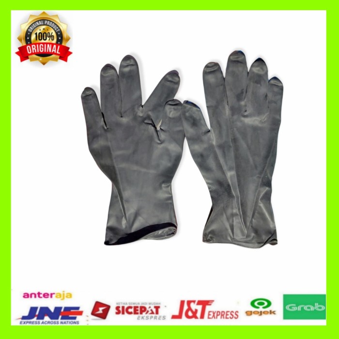 SARUNG TANGAN KARET HITAM